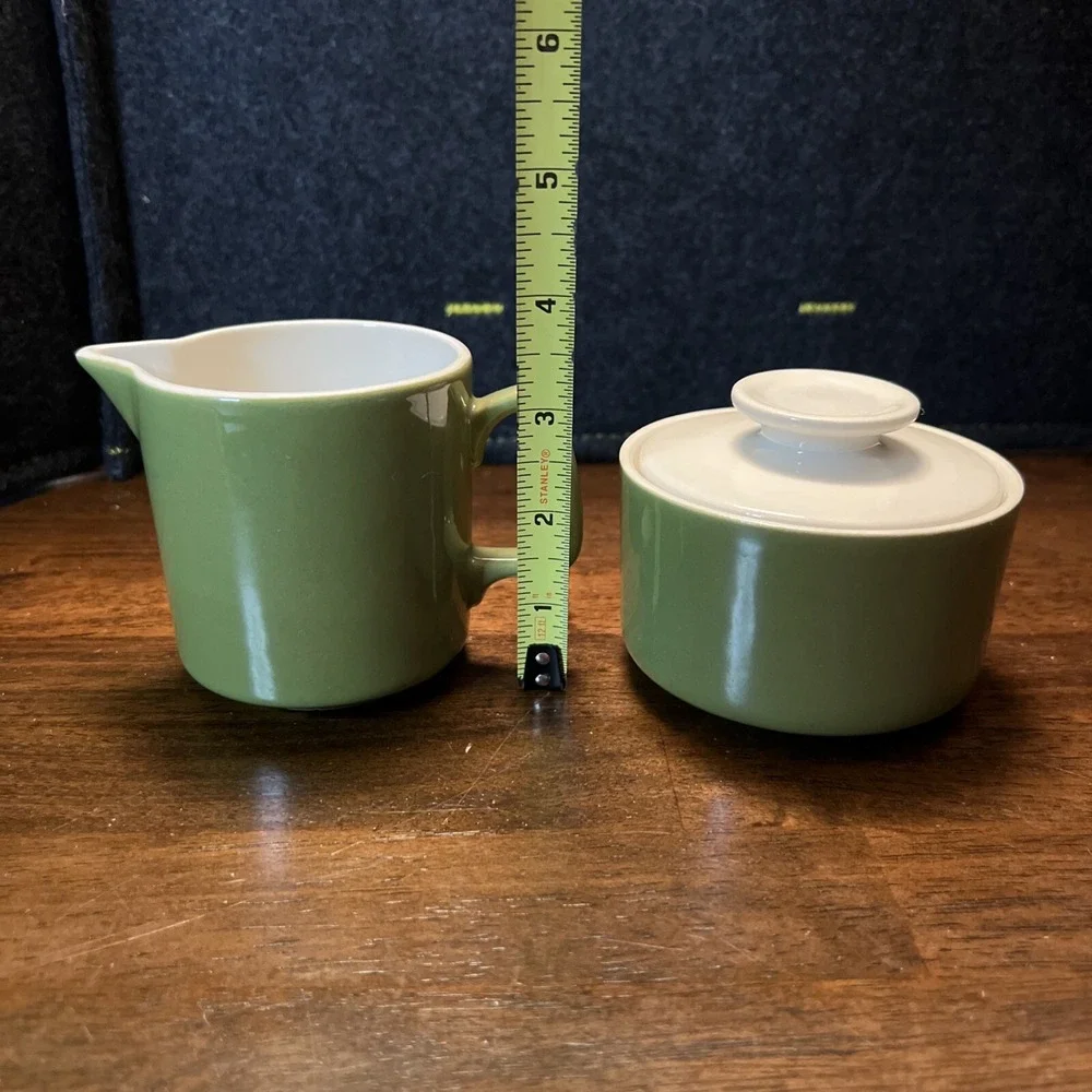 Vintage‎ Royal China USA - Clear Day - Creamer, Sugar Bowl W/ Lid & Serving Bowl